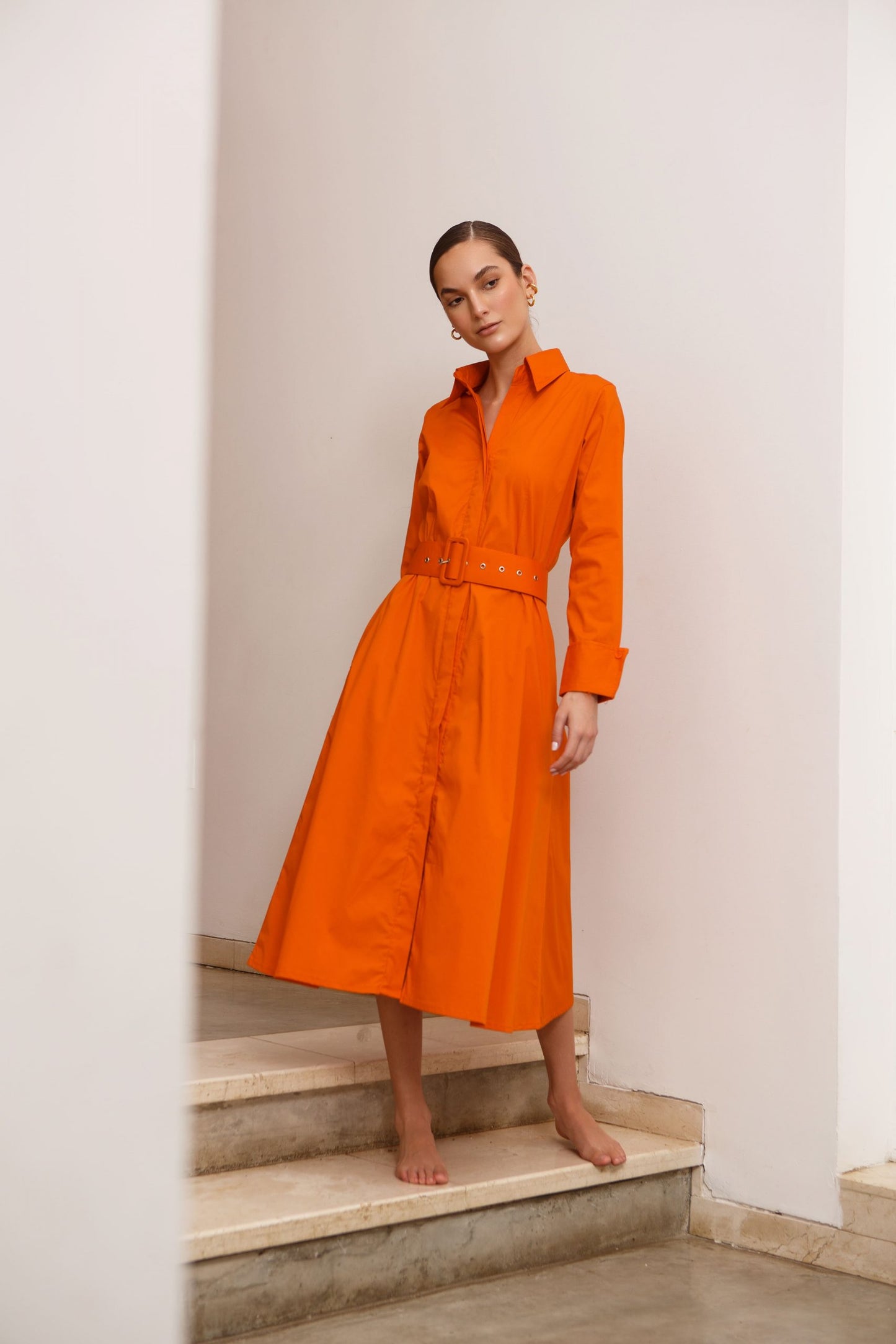 VESTIDO AGATHA NARANJA