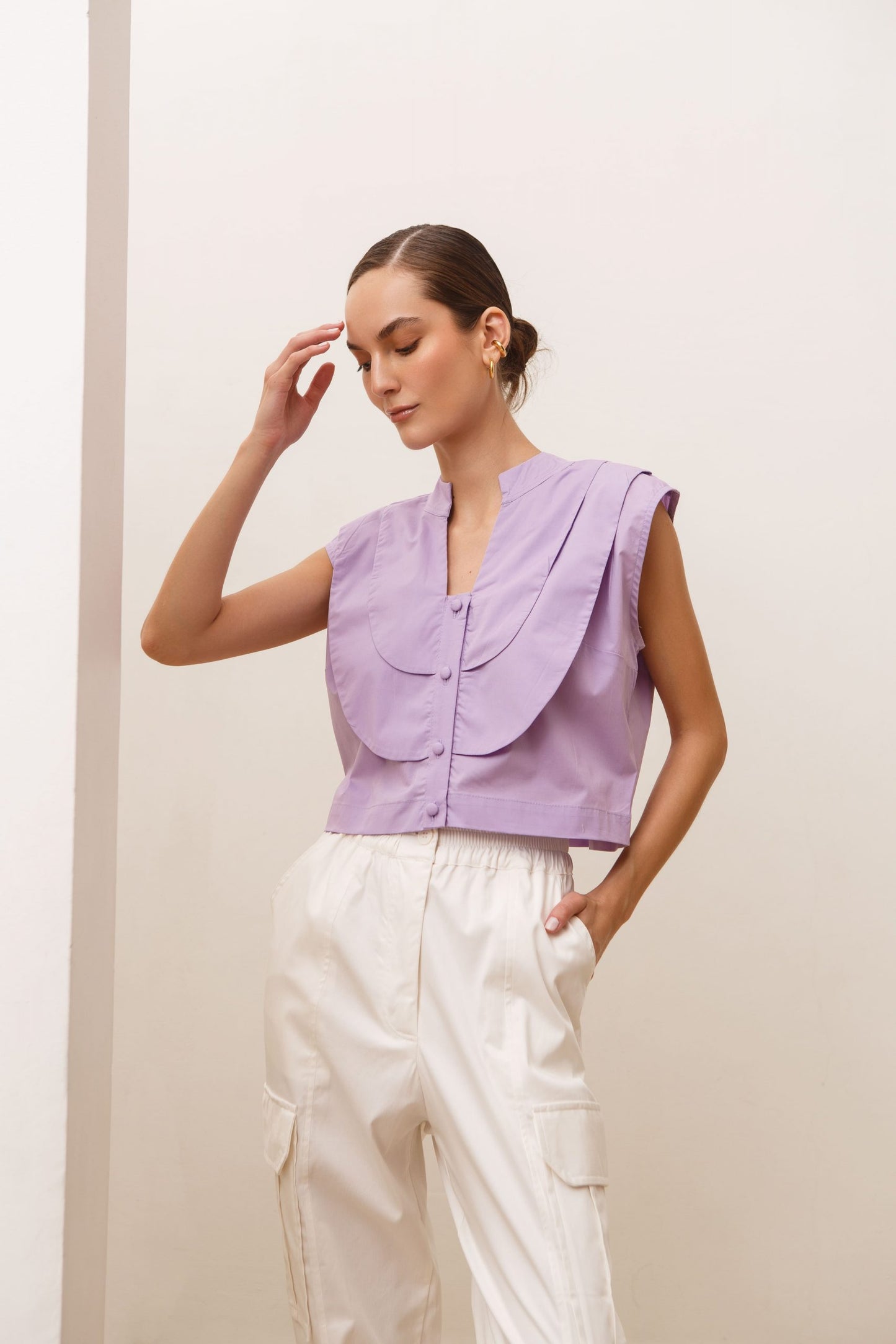 BLUSA CHLOE LILA