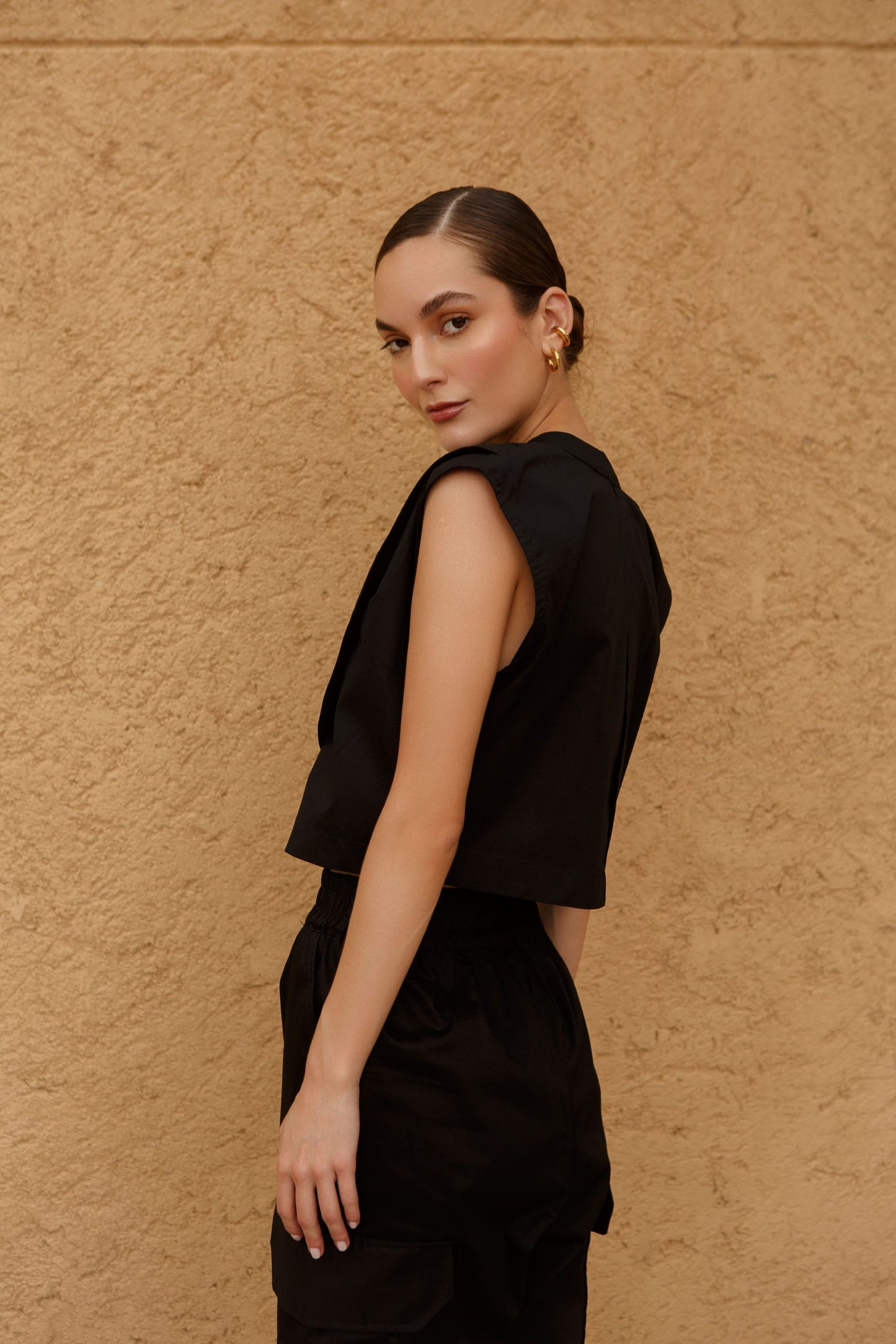 BLUSA CHLOE NEGRO