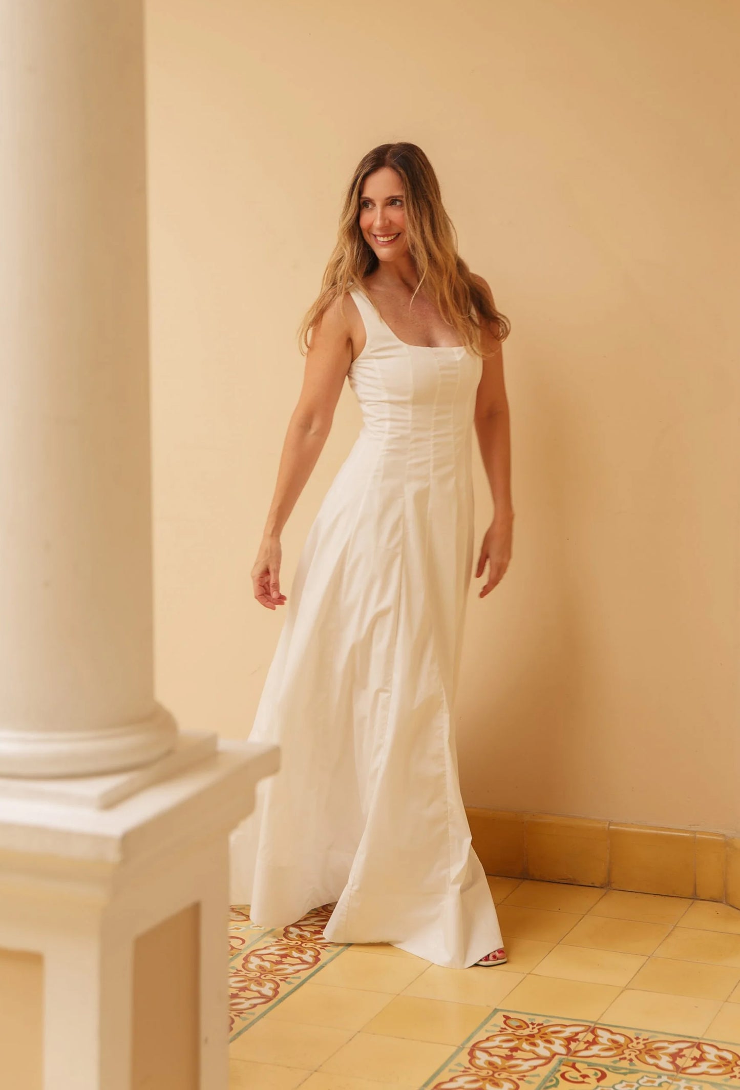 VESTIDO IDALIA BLANCO