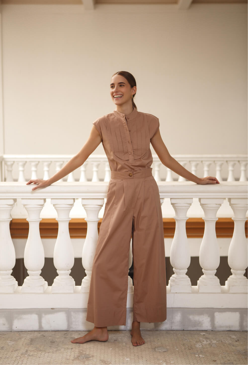 PANTALON ROSALBA CAMEL