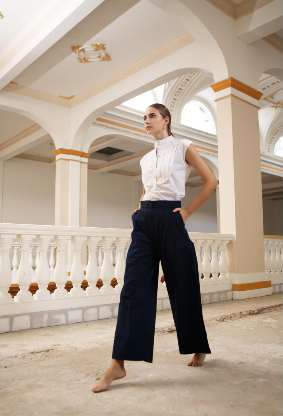PANTALON ROSALBA AZUL