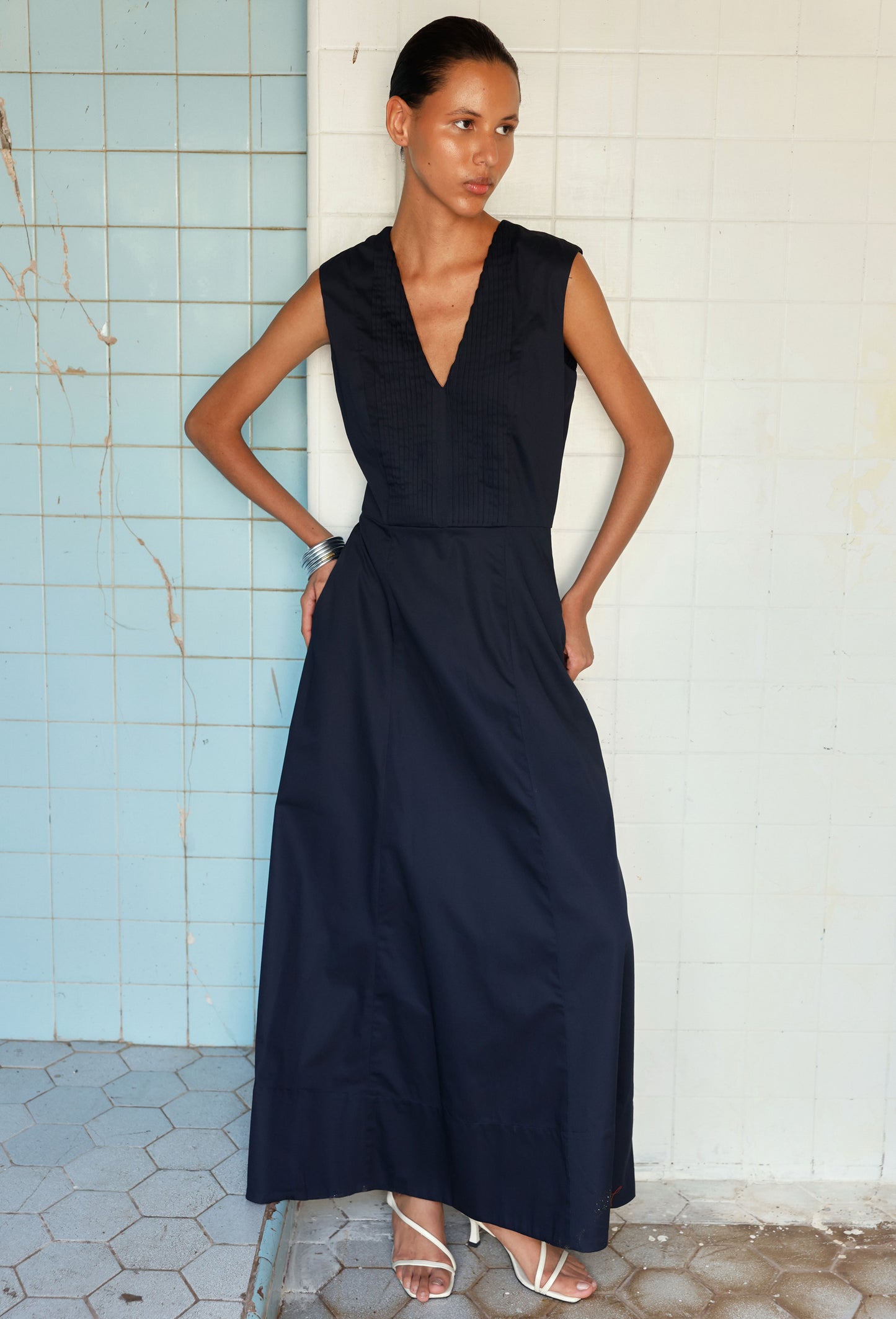 VESTIDO FABIOLA AZUL NAVY