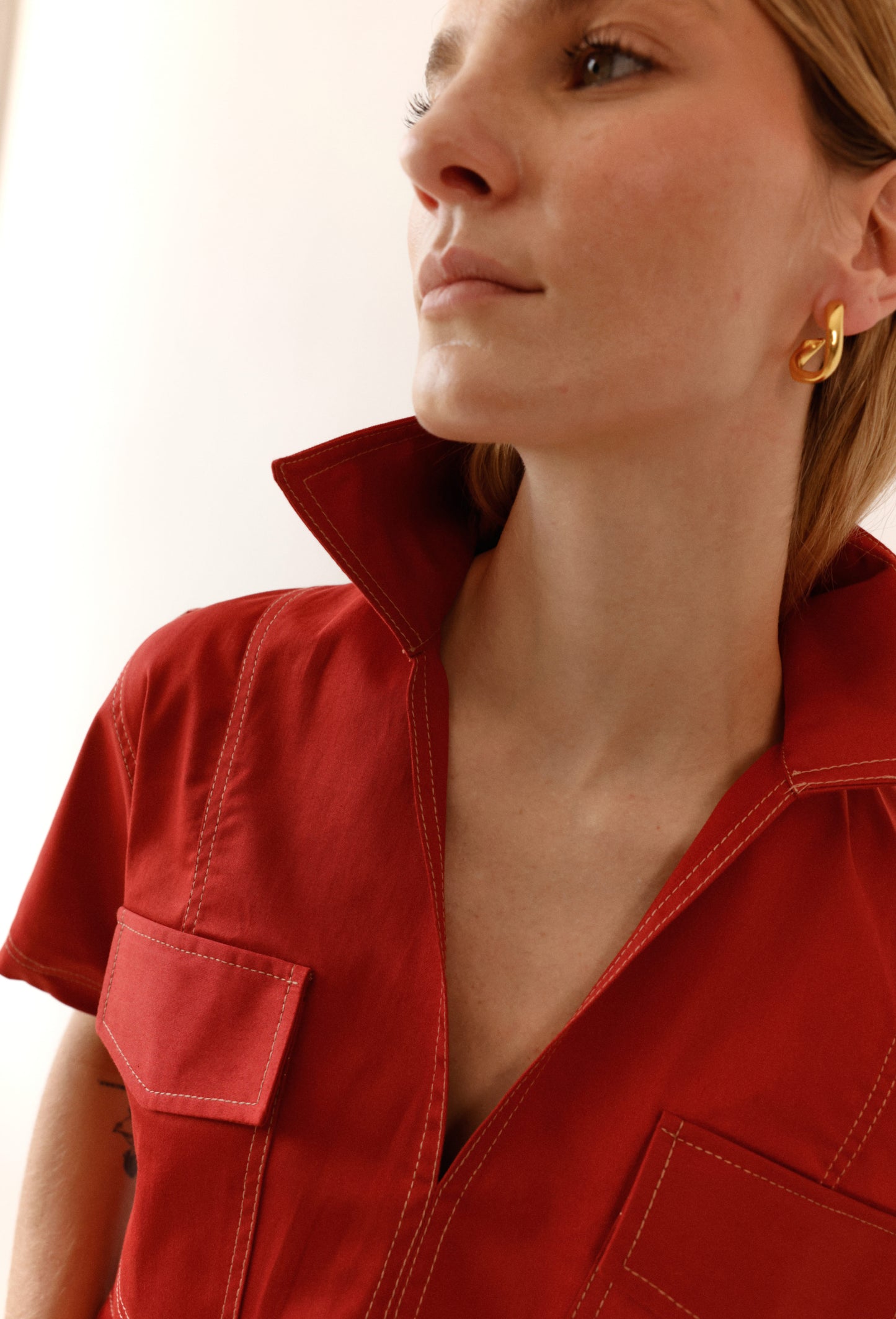 BLUSA FREYA TERRACOTA
