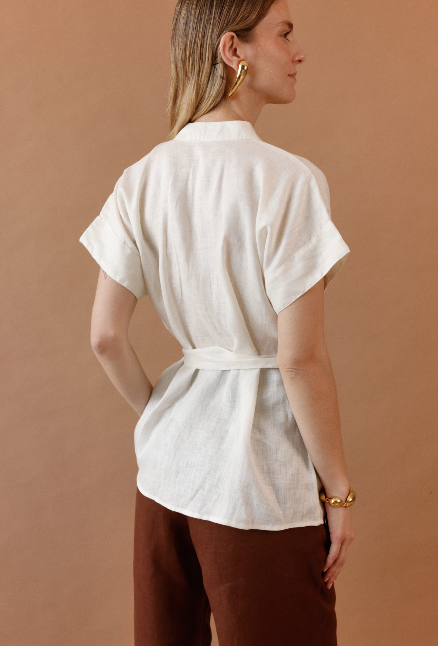 BLUSA MARGARITA CAMEL