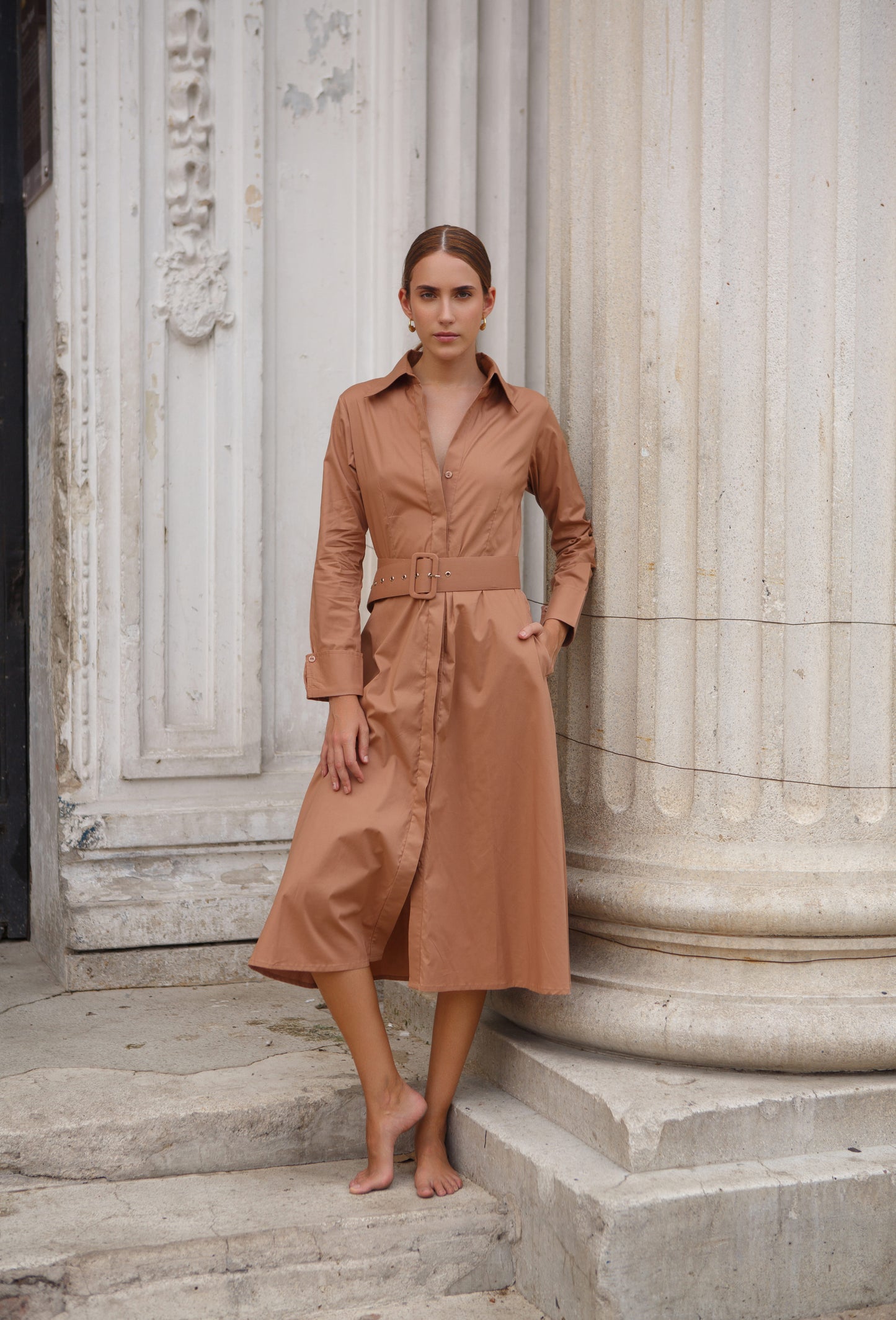 VESTIDO AGATHA CAMEL