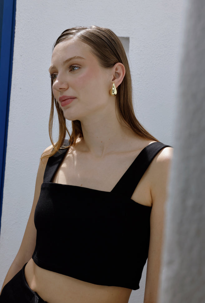 CROP TOP MAR NEGRO