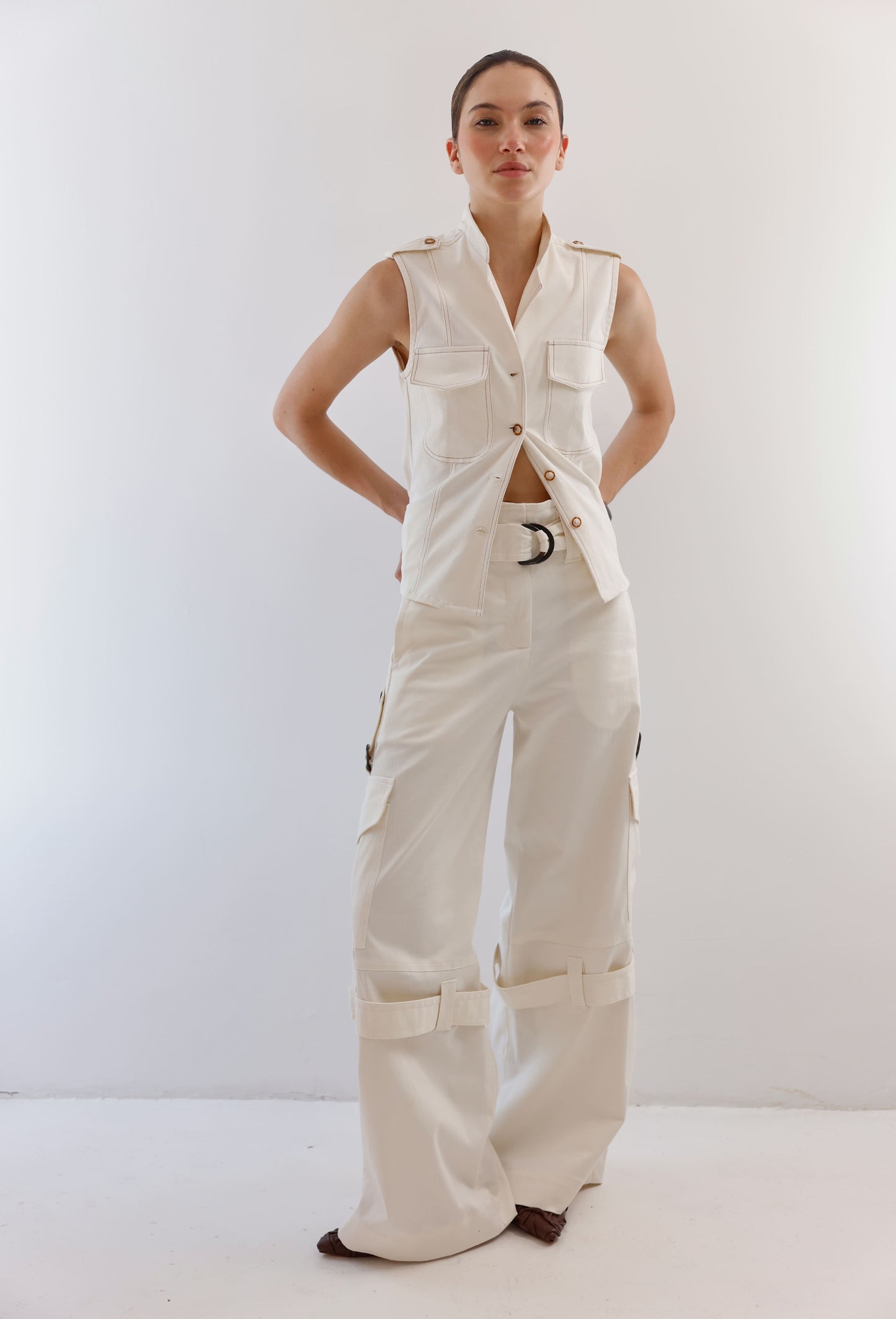 PANTALON AMANDA BLANCO