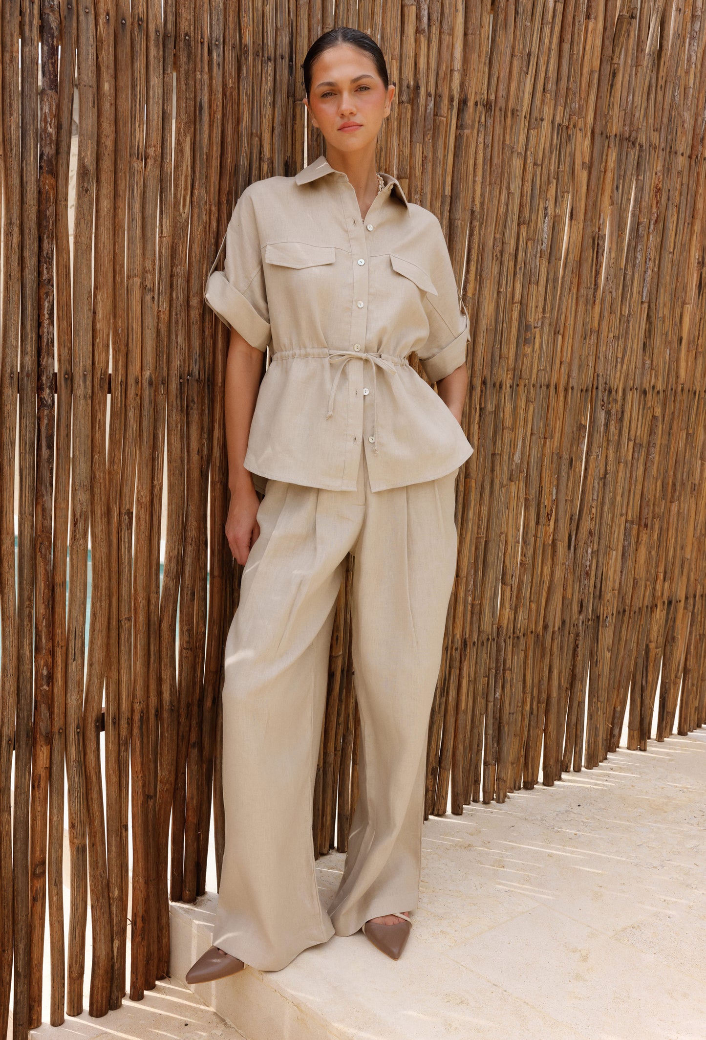 CAMISA LAIA CAMEL