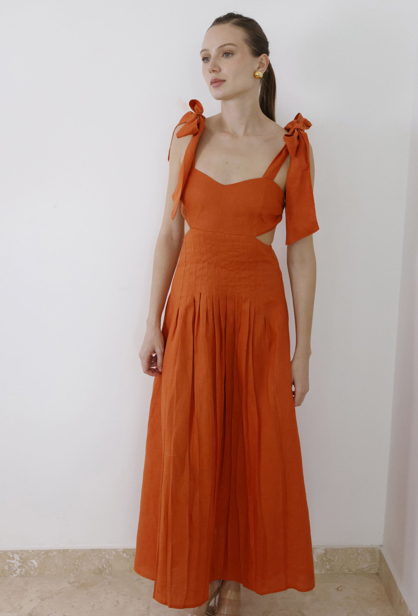 VESTIDO FRANCIA NARANJA