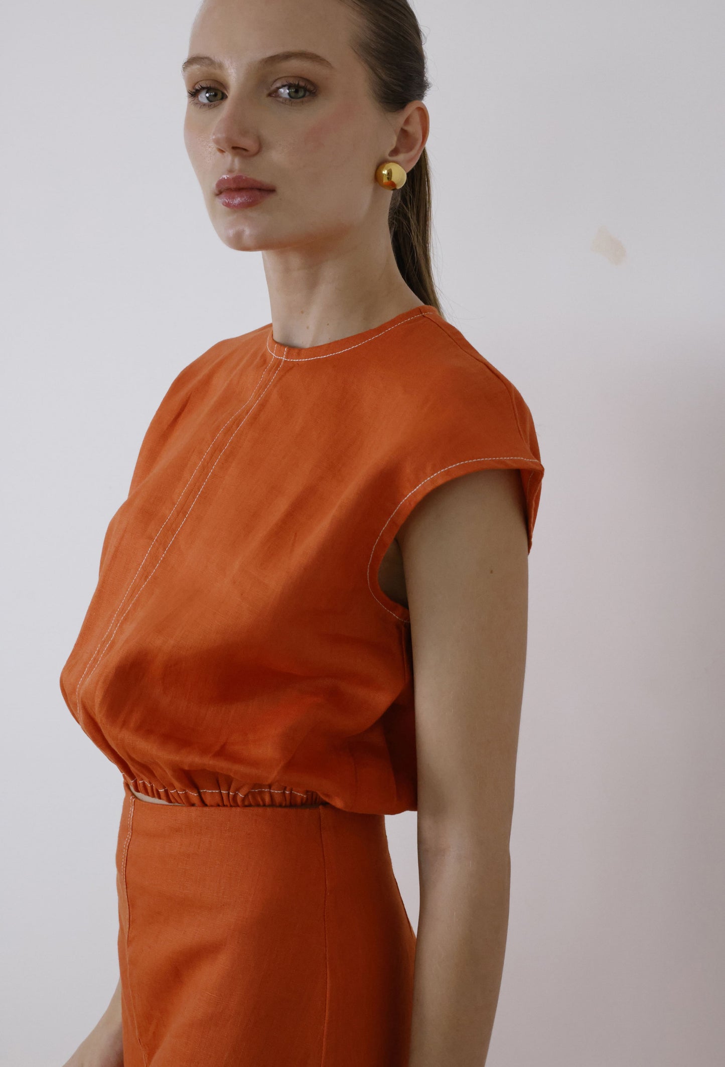 BLUSA DAVINIA NARANJA