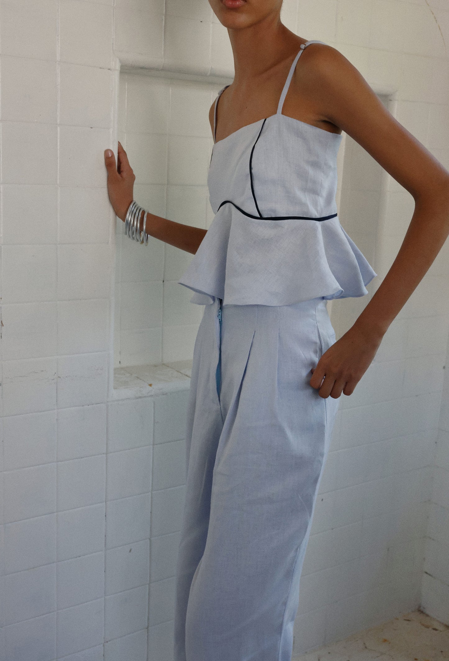 PANTALON FRANCESCA AZUL