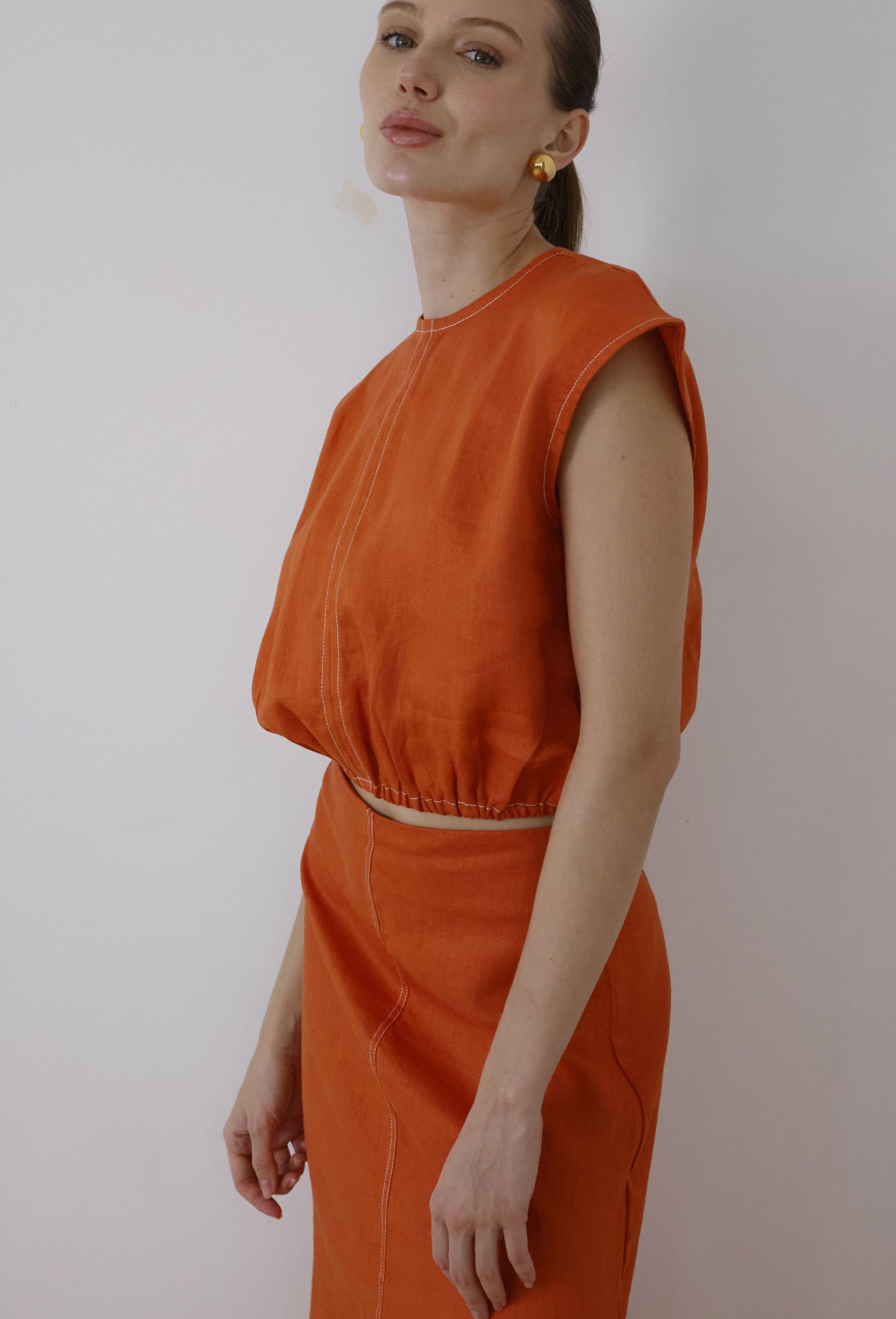 BLUSA DAVINIA NARANJA