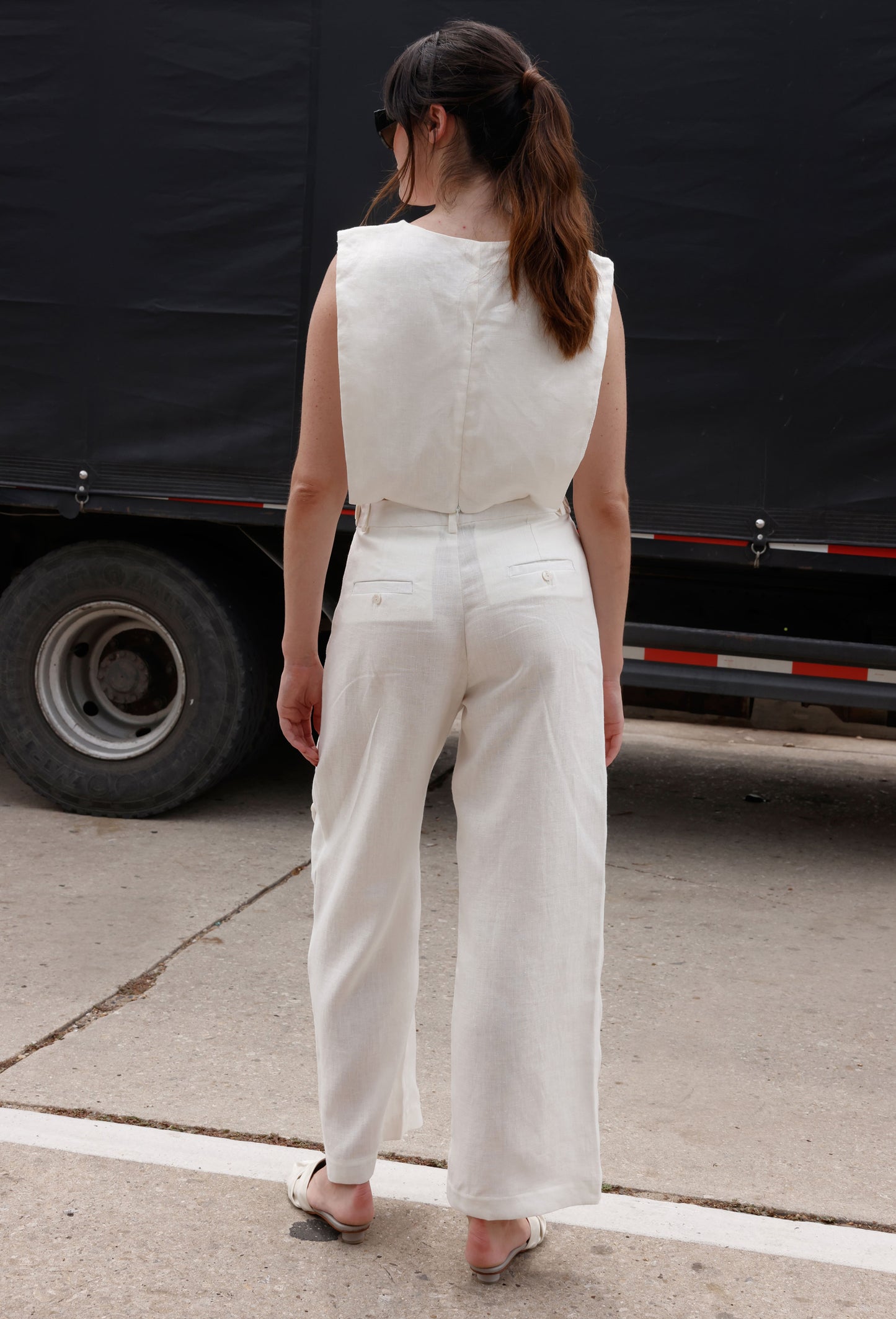 PANTALON ELEONORA BLANCO