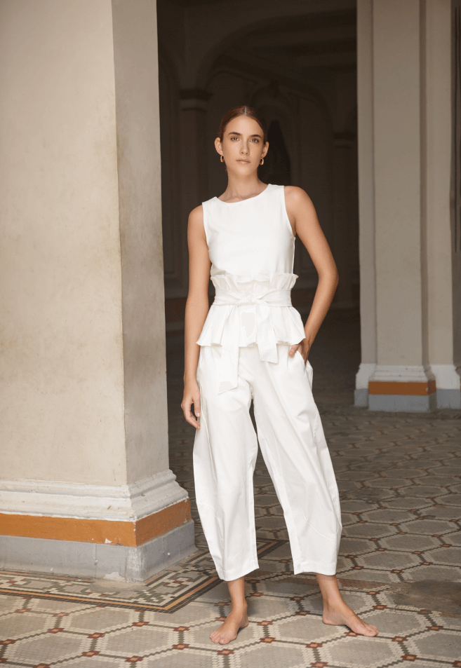 PANTALON MABEL BLANCO