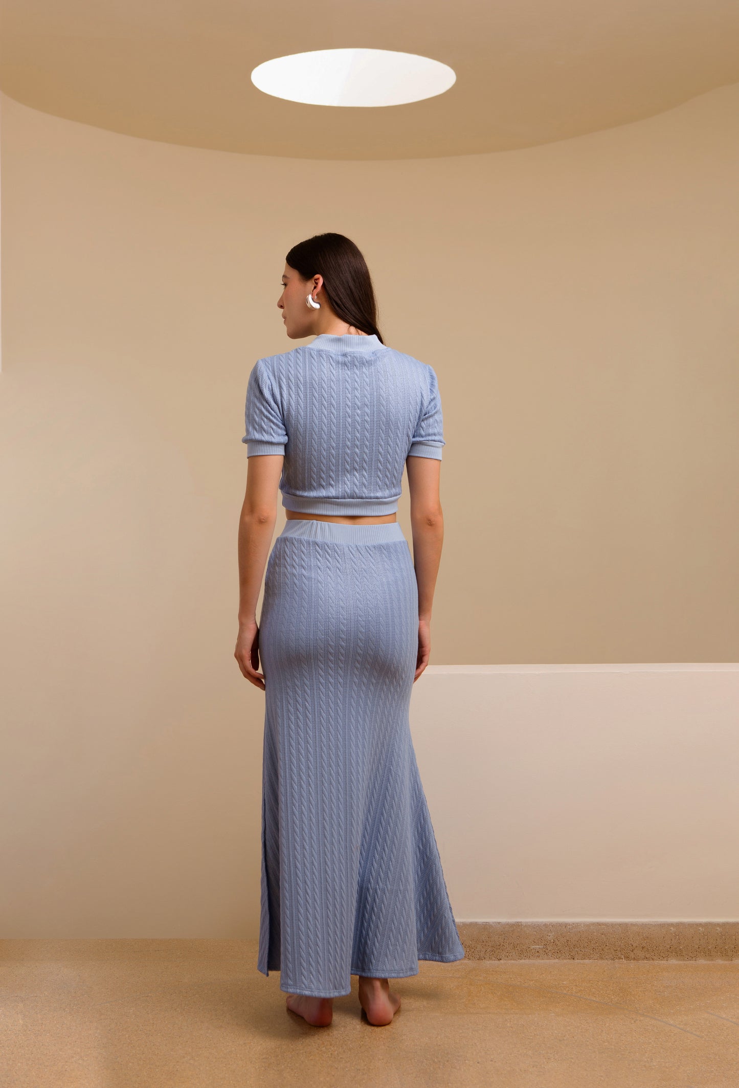 FALDA GILDA AZUL