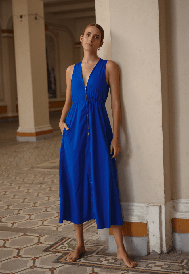 VESTIDO NEREA AZUL