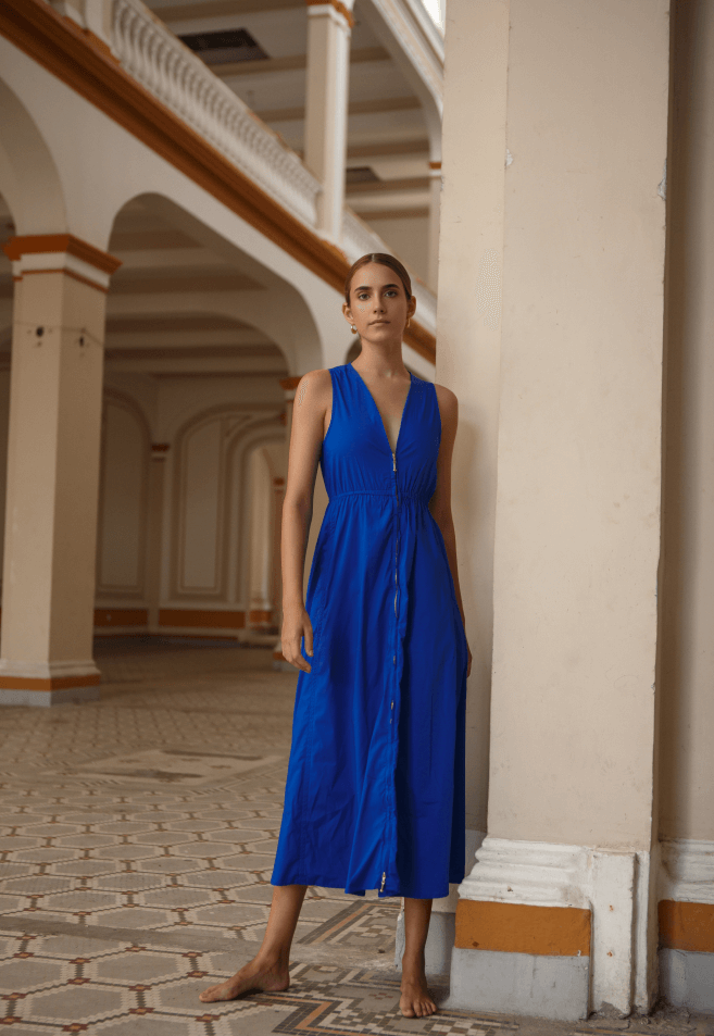 VESTIDO NEREA AZUL