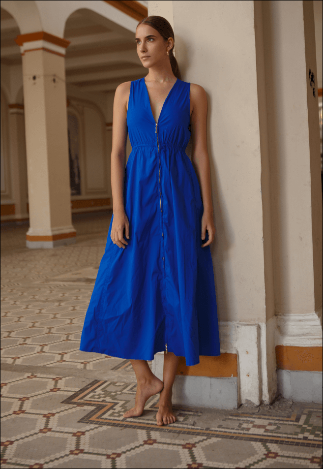 VESTIDO NEREA AZUL