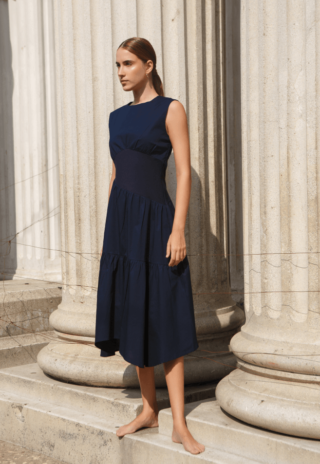VESTIDO NOELIA AZUL