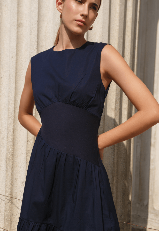VESTIDO NOELIA AZUL