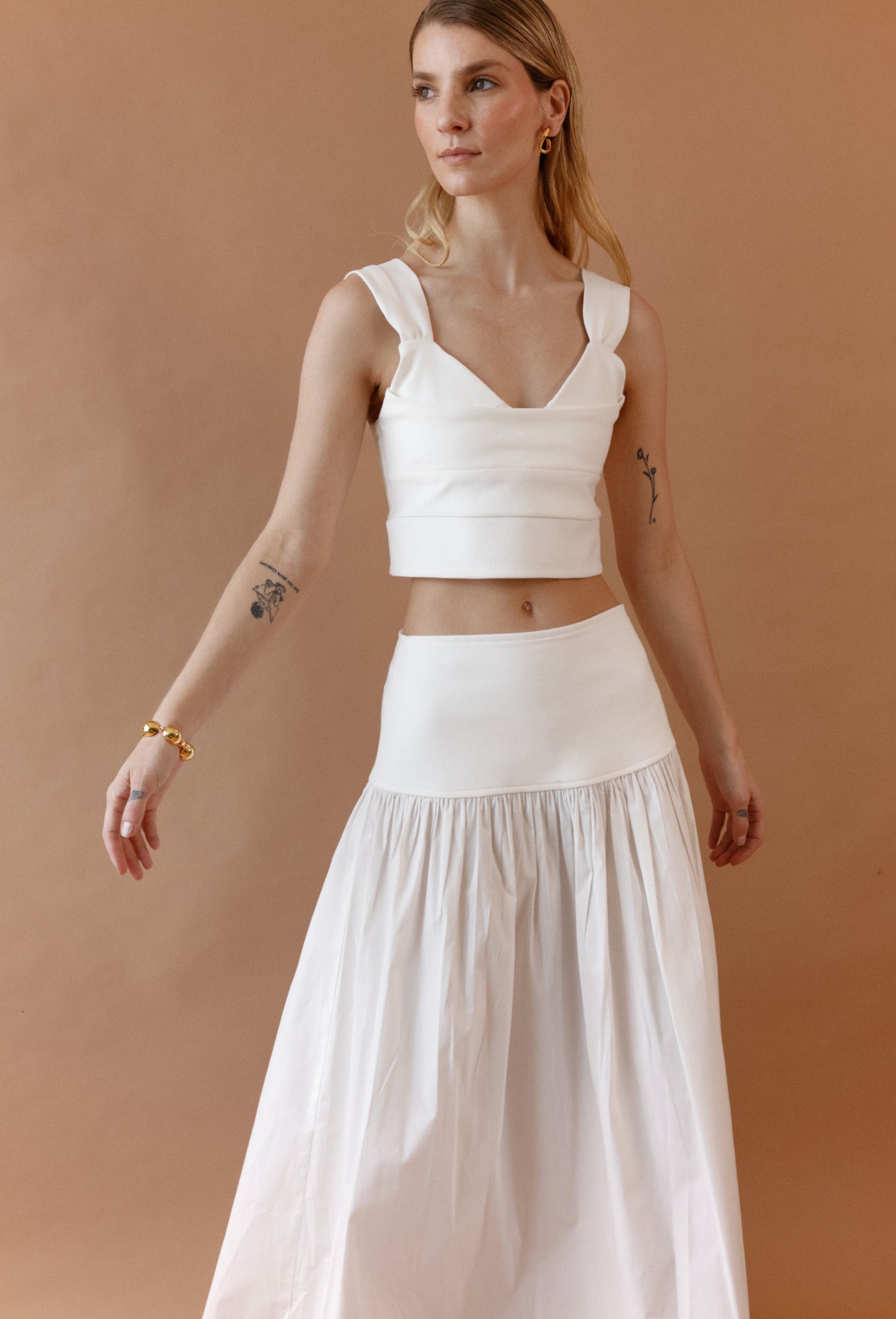 FALDA ALESSIA BLANCO