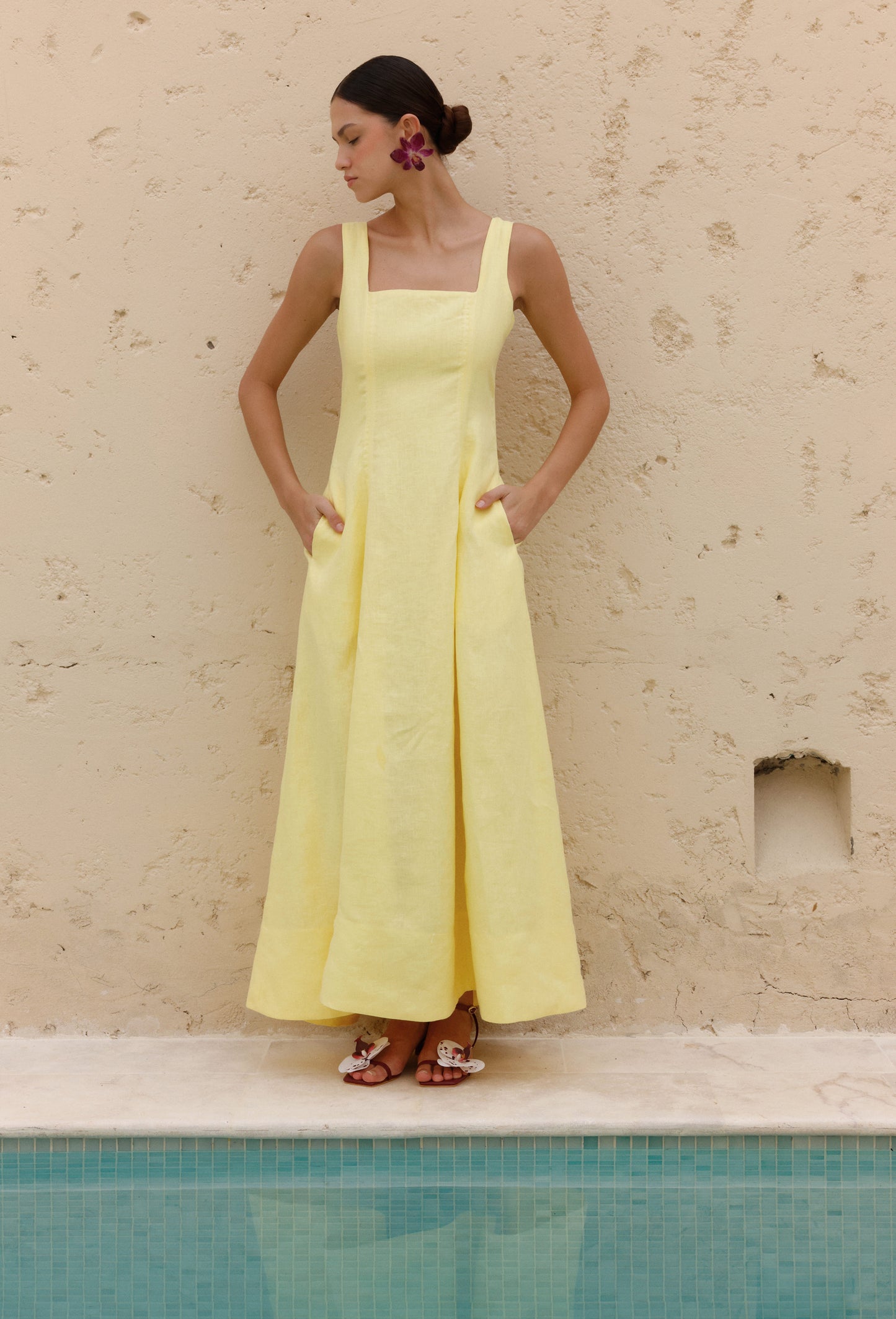 VESTIDO CARLOTA AMARILLO