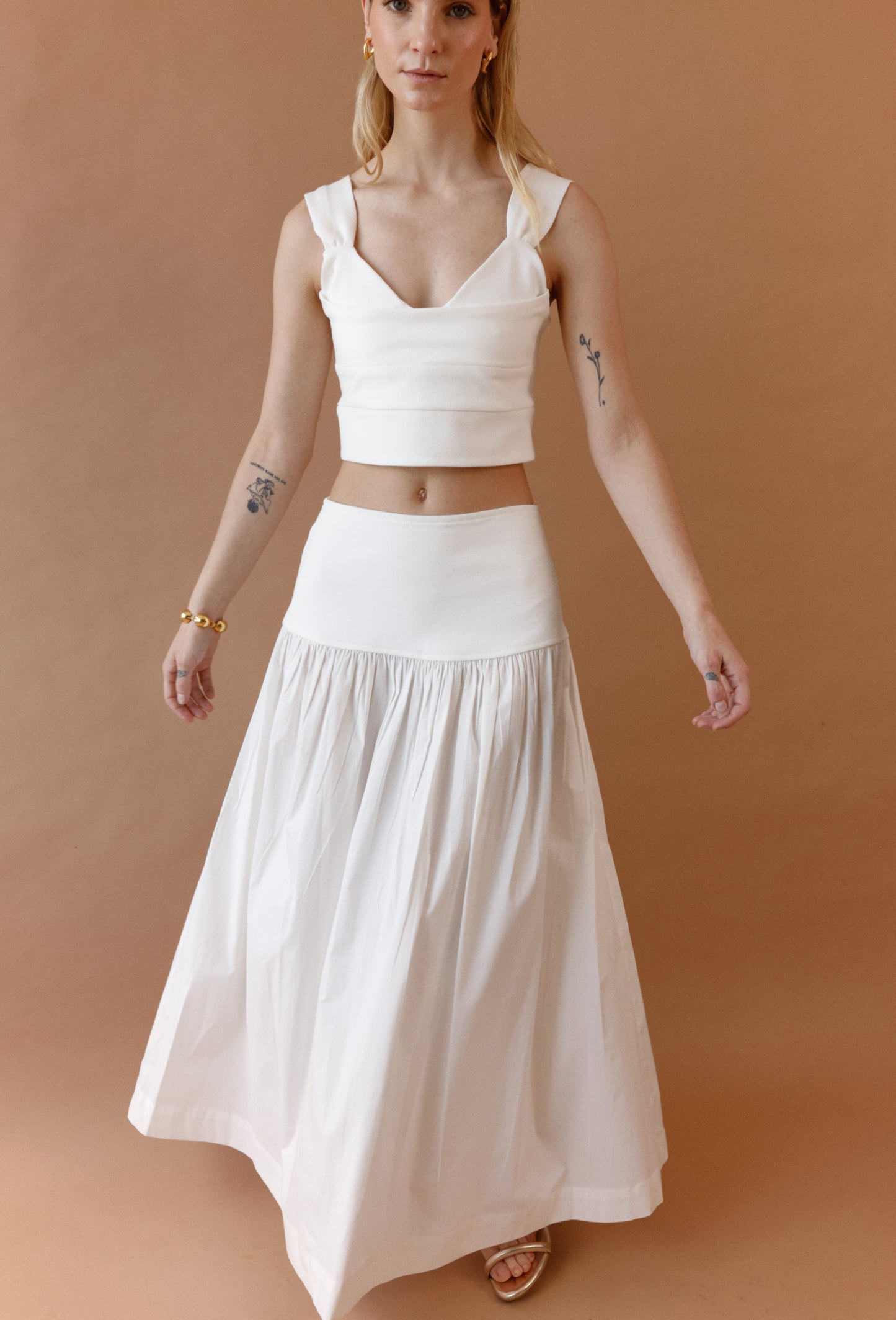 FALDA ALESSIA BLANCO
