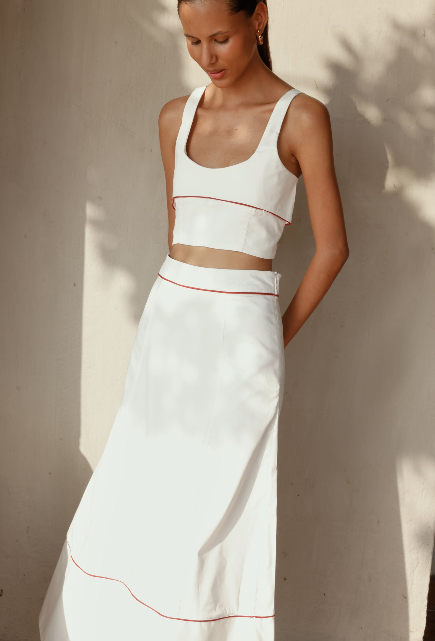 CROP TOP MELBA BLANCO