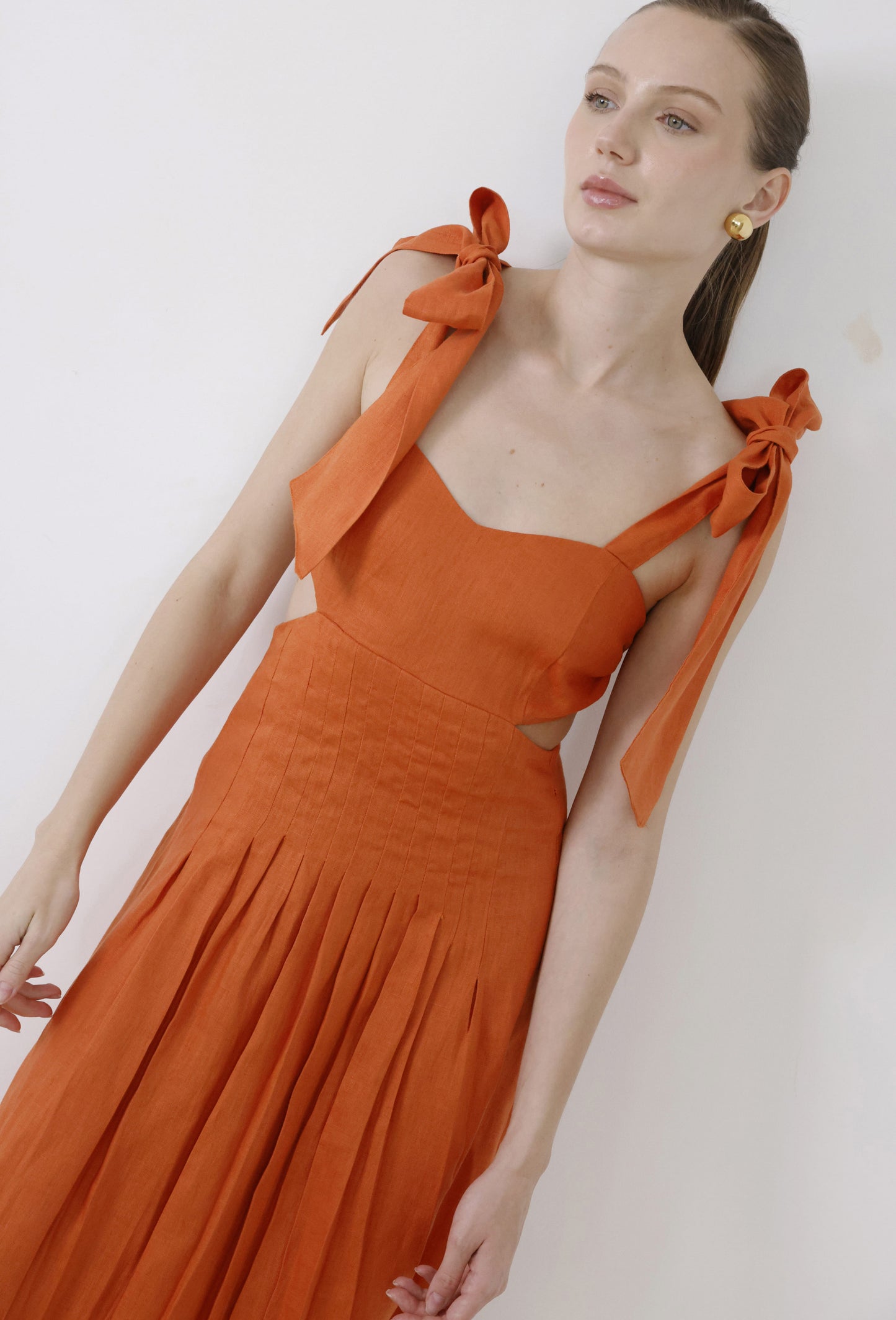 VESTIDO FRANCIA NARANJA