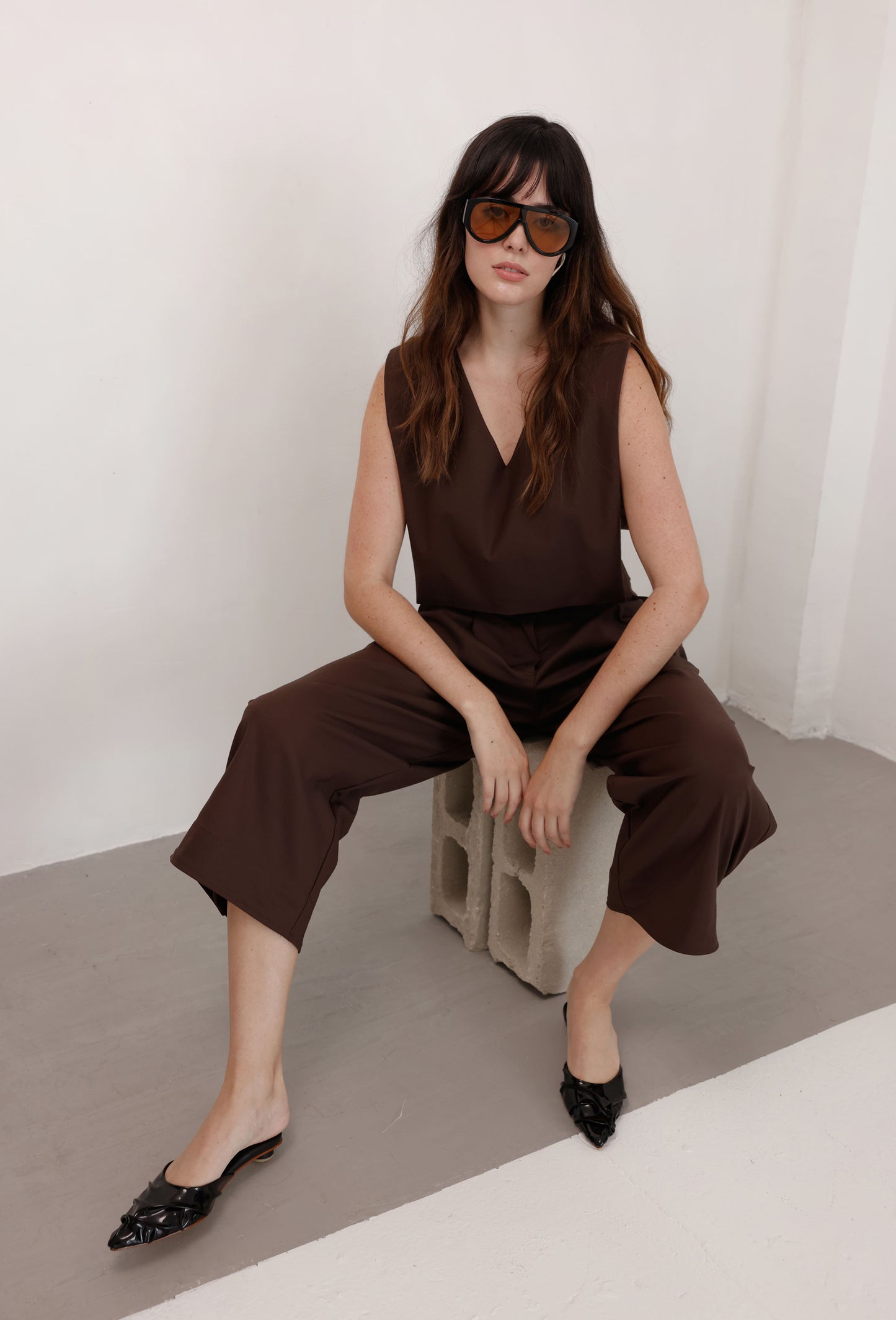 PANTALON RAFAELA CAFE