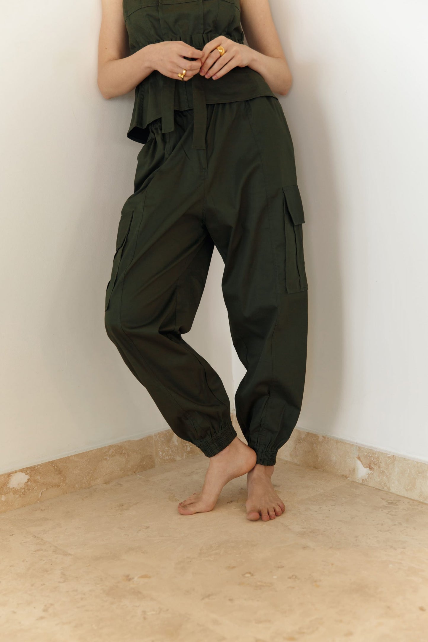 PANTALON ORNELLA VERDE