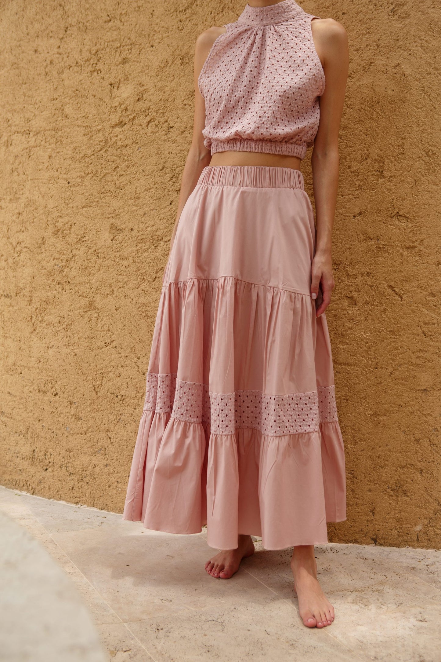 FALDA MARISOL ROSA