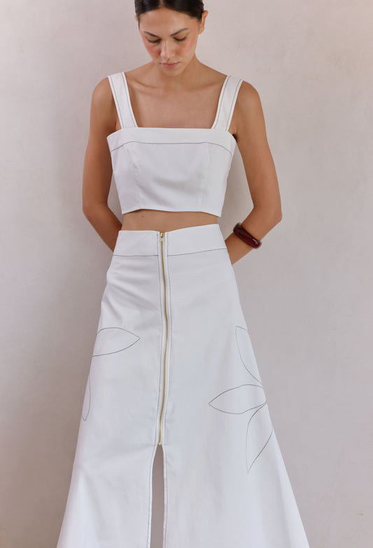 CROP TOP LUCIA BLANCO