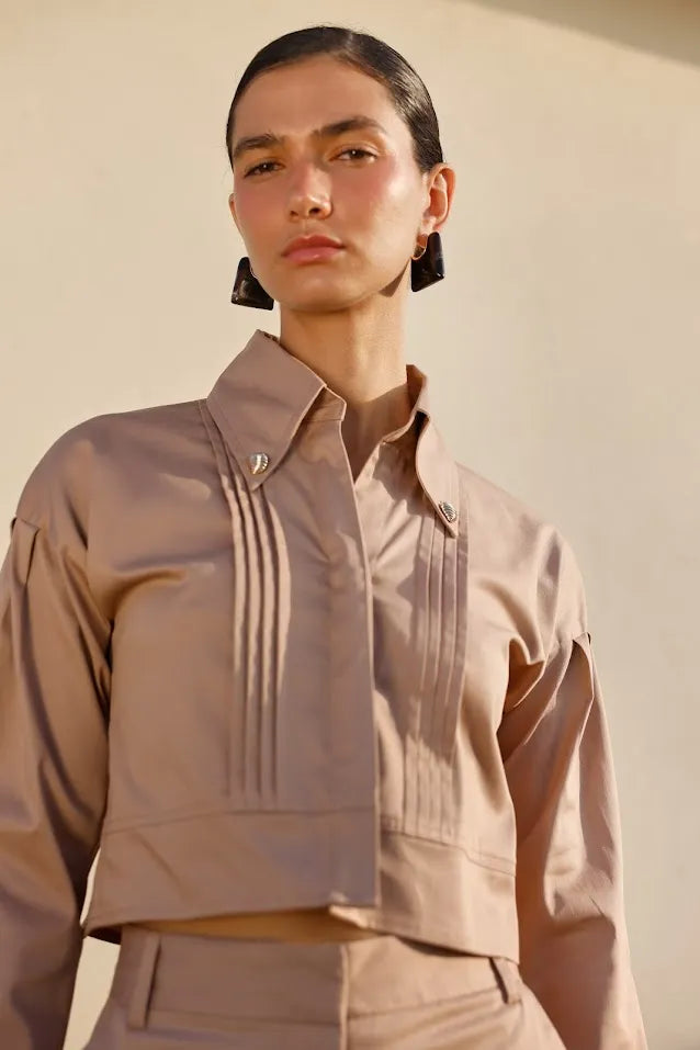 blusa-camel-dril-satin-mujer-elegante