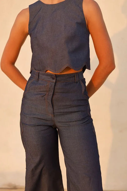 BLUSA ALMENDRA DRIL