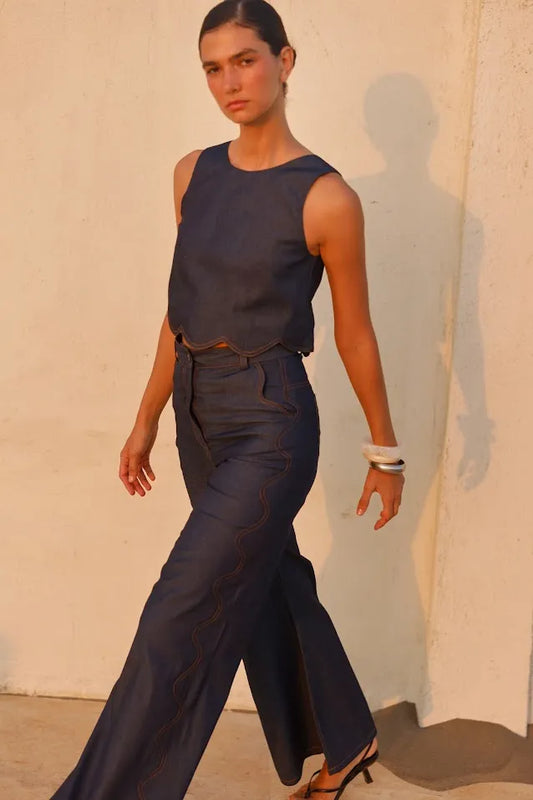 BLUSA ALMENDRA DRIL