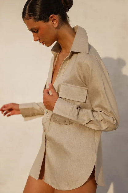 CAMISA ESTELA LINO