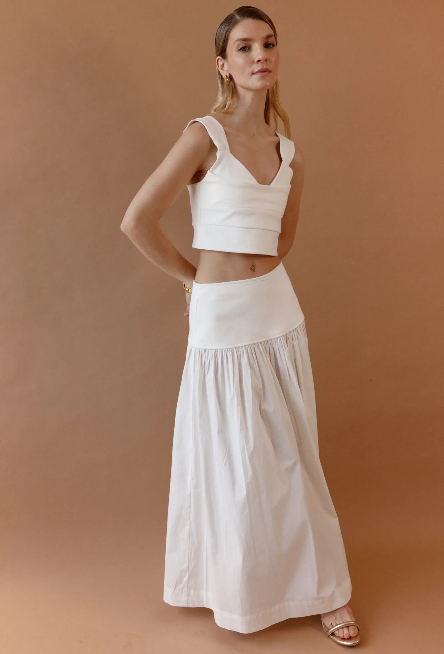 CROP TOP ALMA FRANELA