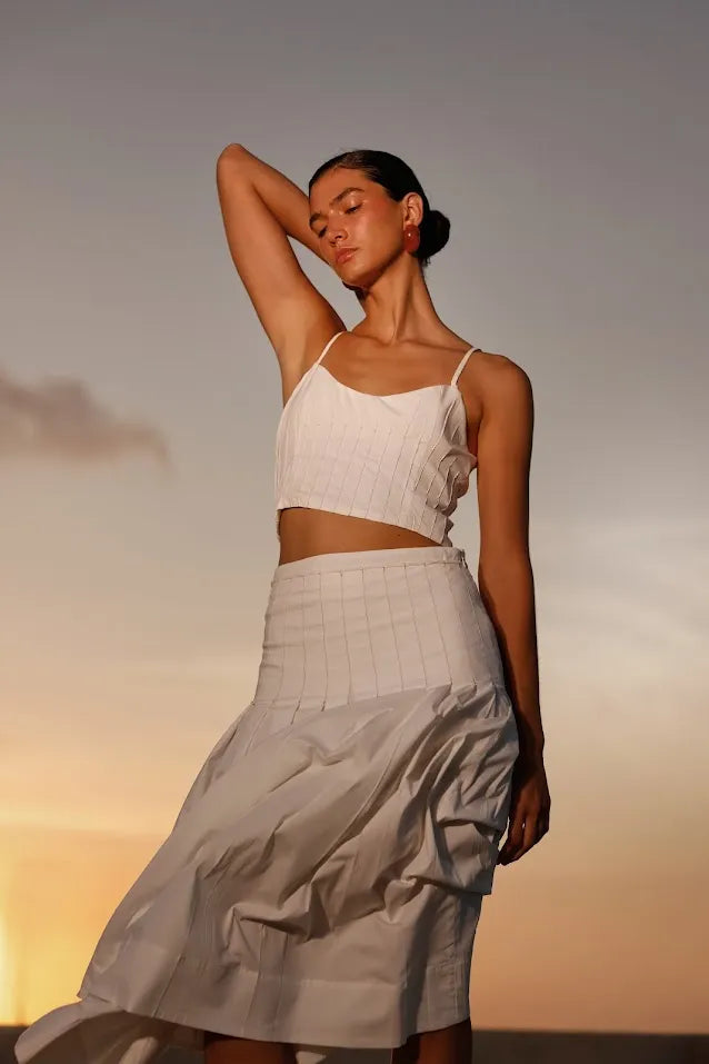 CROP TOP BRENDA DRIL