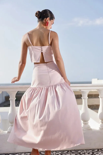 FALDA ELENA DRIL