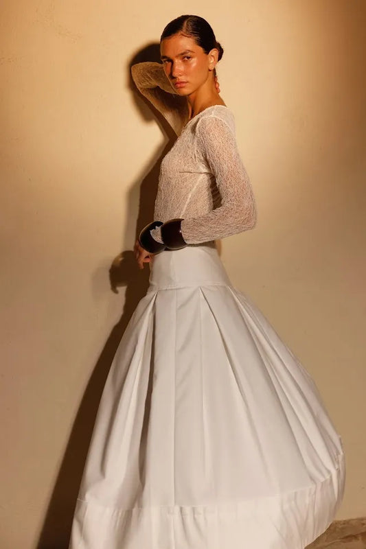 FALDA SALOME BLANCO