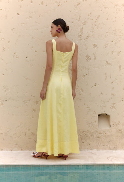 VESTIDO CARLOTA AMARILLO