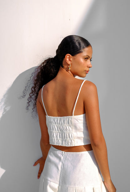 CROP TOP DAKOTA BLANCO