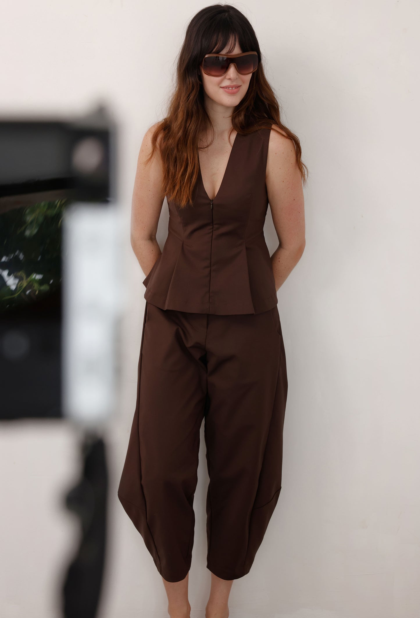 PANTALON MABEL CAFE