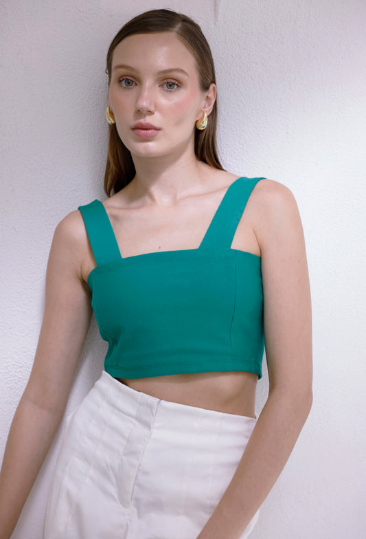 CROP TOP MAR VERDE