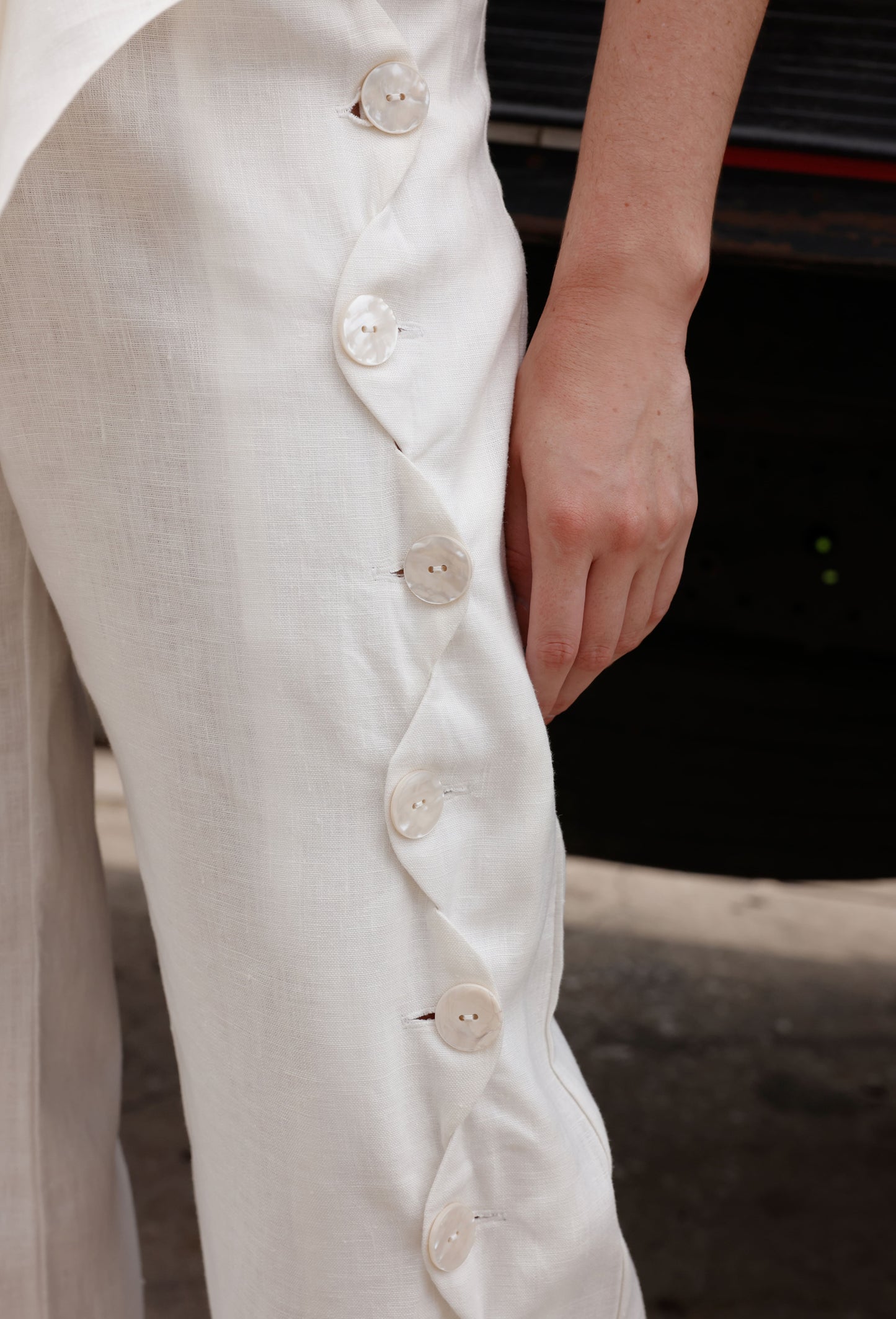 PANTALON ELEONORA BLANCO