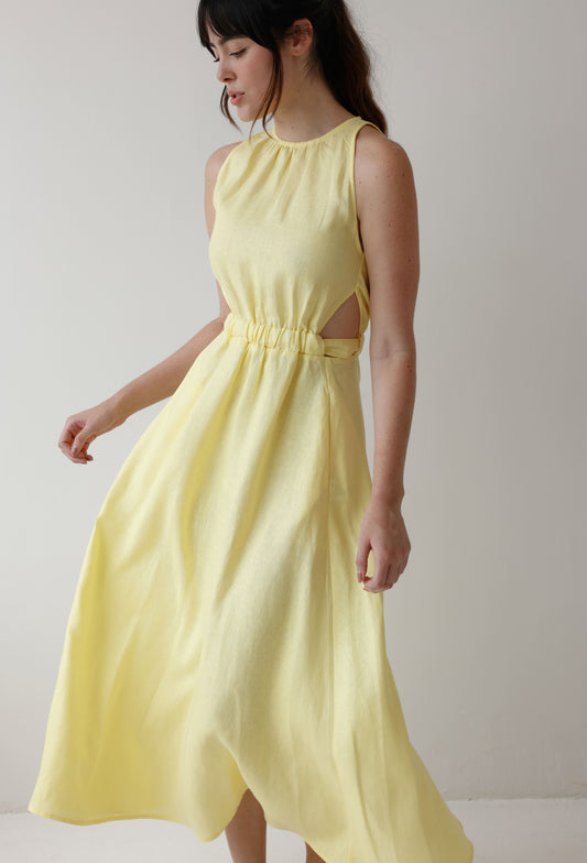 VESTIDO VALERIA AMARILLO