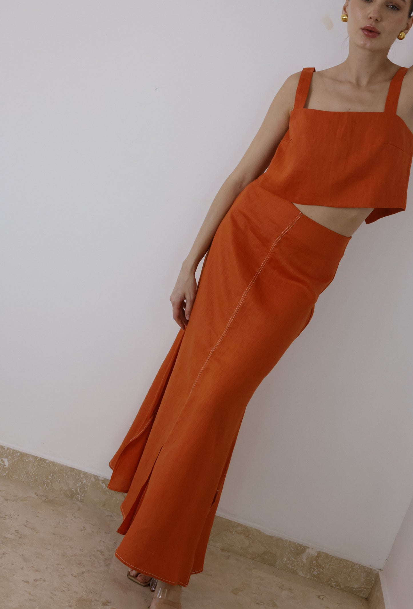 CROP TOP KATIA NARANJA