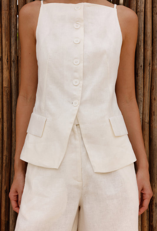 CHAQUETA MALBA BLANCO